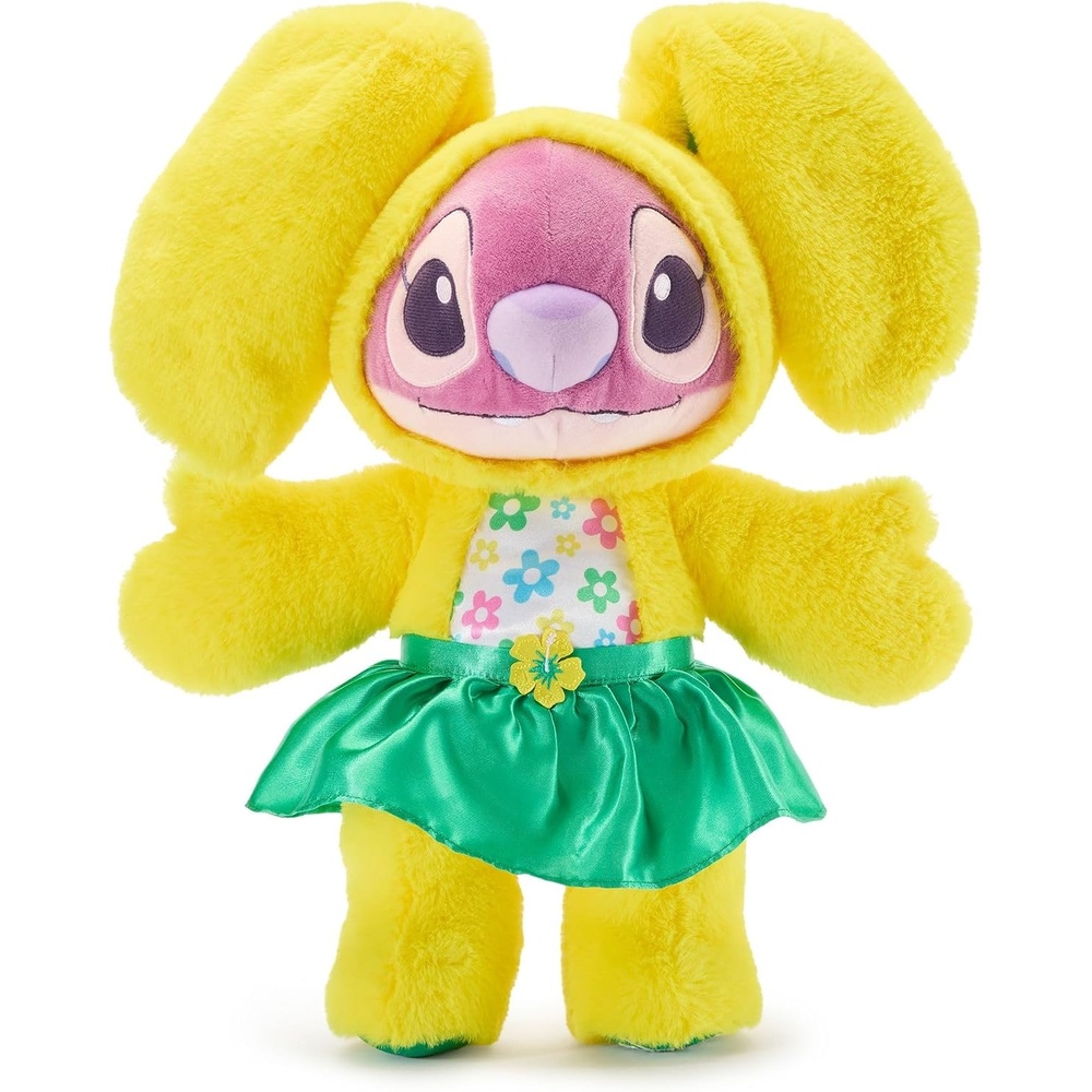 image:imageDisney Store Official 2026 Mickey Mouse Easter Plush  14 Disney Plushy in Easter Bunny Costume with Floppy Ears Satin Bowtie Floral Print Tummy and Embroidered LogoAngel