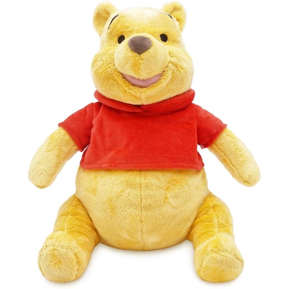 image:imageDisney Store Official Angel Medium Soft Toy for Kids  Cuddly Character with Fuzzy Texture amp Embroidered Details  Flexible Floppy Ears  Disney Plushy Suitable for All AgesPooh