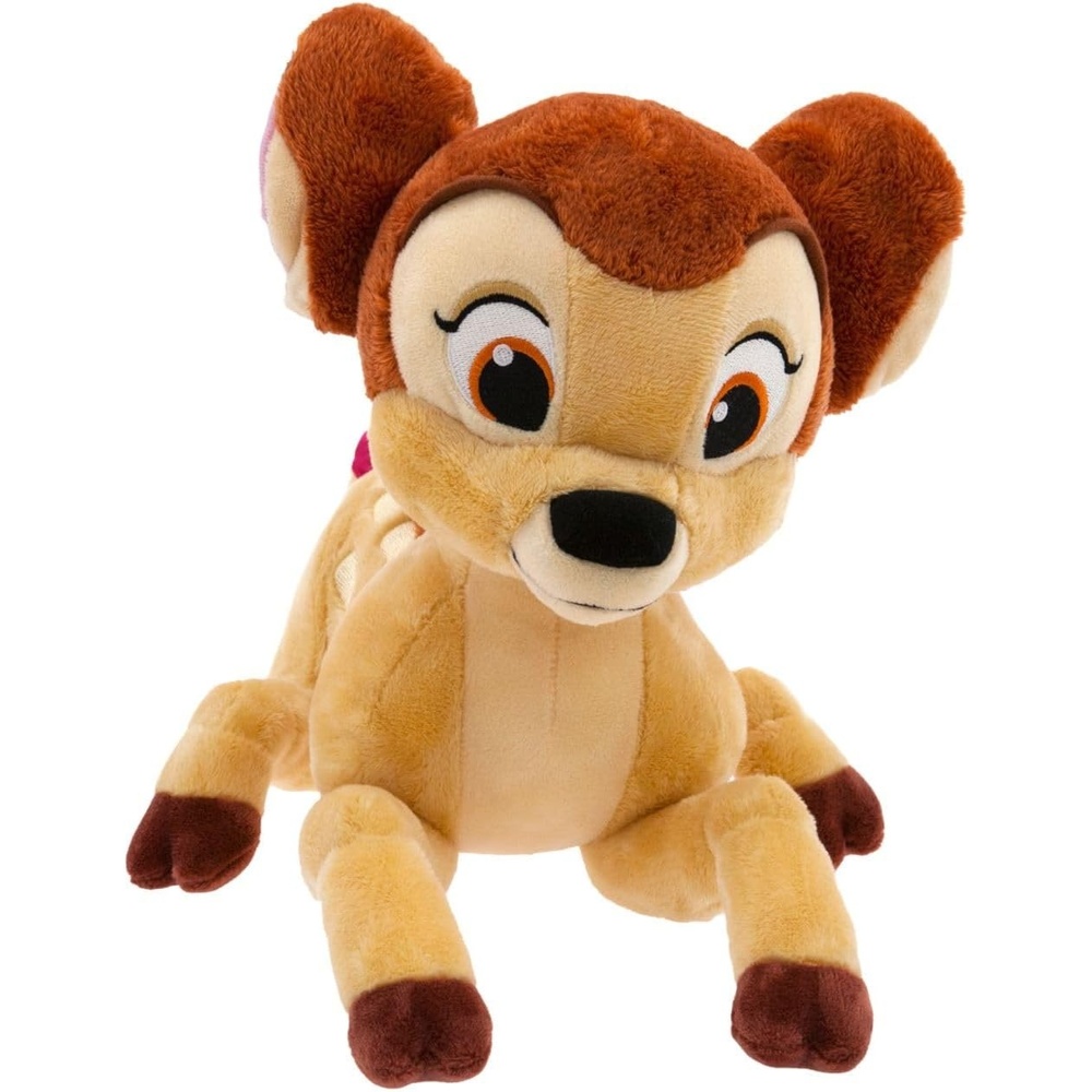 image:imageDisney Store Official Angel Medium Soft Toy for Kids  Cuddly Character with Fuzzy Texture amp Embroidered Details  Flexible Floppy Ears  Disney Plushy Suitable for All AgesBambi