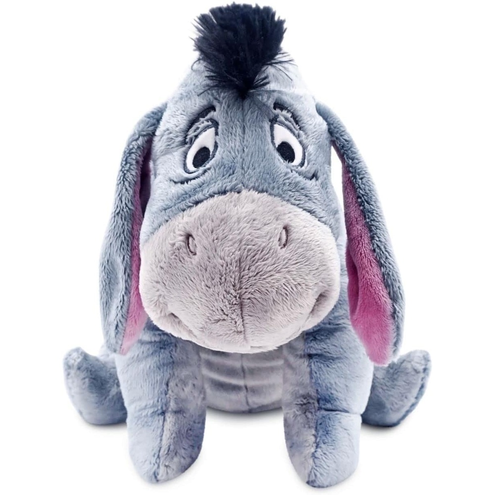 image:imageDisney Store Official Angel Medium Soft Toy for Kids  Cuddly Character with Fuzzy Texture amp Embroidered Details  Flexible Floppy Ears  Disney Plushy Suitable for All AgesEeyore