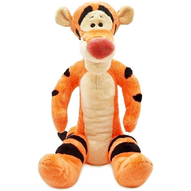 image:imageDisney Store Official Angel Medium Soft Toy for Kids  Cuddly Character with Fuzzy Texture amp Embroidered Details  Flexible Floppy Ears  Disney Plushy Suitable for All AgesTigger
