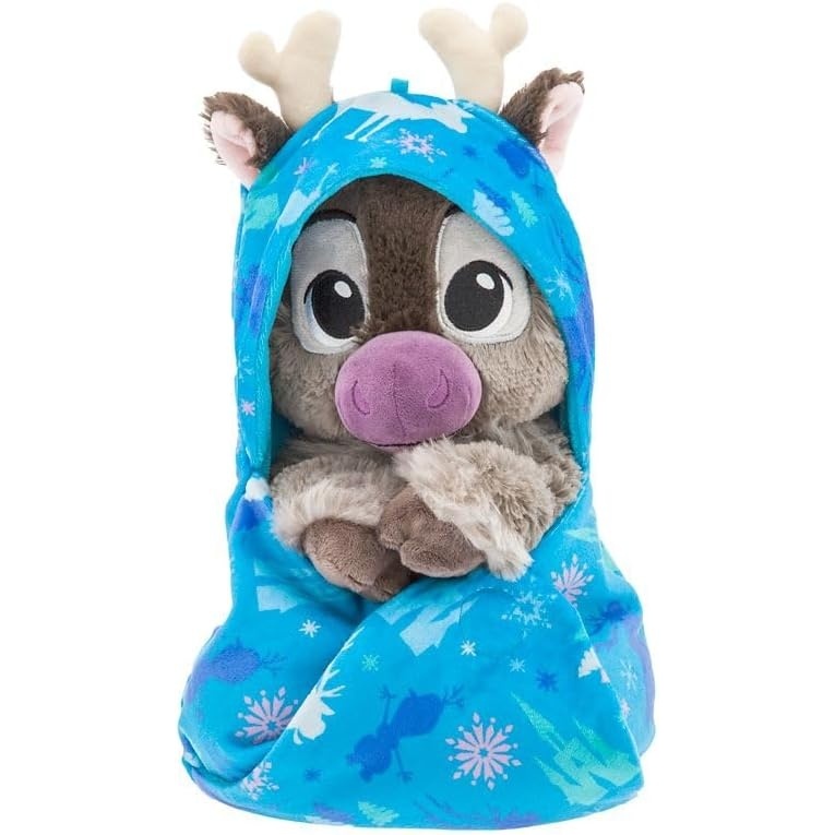 image:imageDisney Store Official Angel Plush with Blanket Pouch  Disney Babies Plushy in Baby Swaddle  Kids Toy for Those who Love Plush Figure Toys Cute Plushies amp Baby Stuffed Animals  12 InchesSven