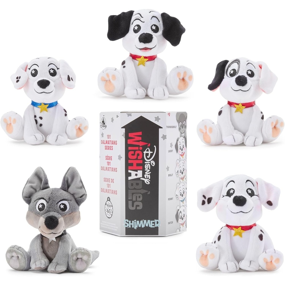 image:imageDisney Store Official Lilo amp Stitch Wishables Shimmer Series  Disney Blind Box Plush  5 Inch Mystery Toys with Detailed Micro Plush Sculpting amp Accents Contains 1 Mystery Plushy101 Dalmatians