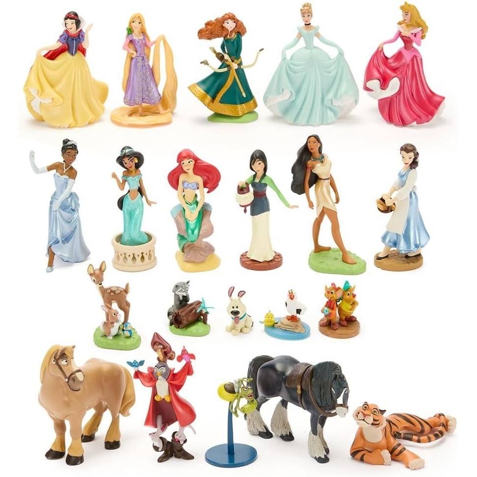 image:imageDisney Store Official Mickey Mouse amp Friends Mega Figure Set  20 Fully Sculpted Figurines  Includes Mickey Minnie Donald Goofy Pluto amp More for Fans of Toy Figures amp PlaysetsPrincesses