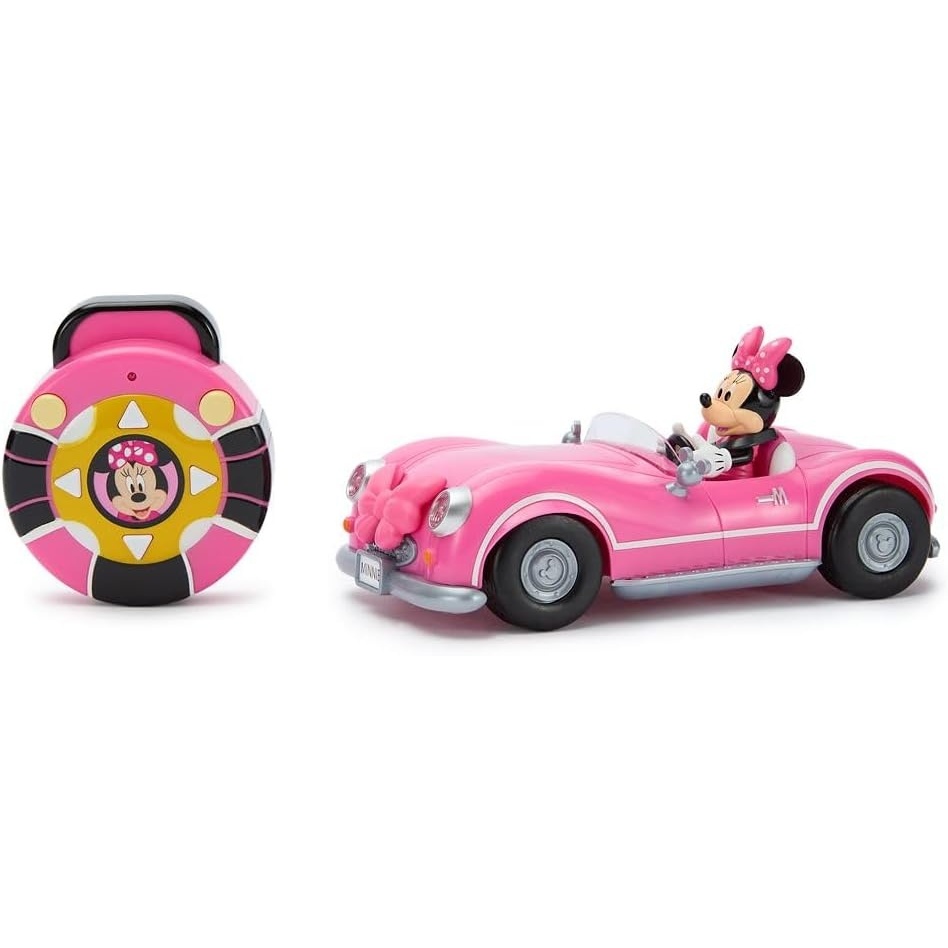 image:imageDisney Store Official Mickey Mouses Vintage Remote Control Car for Kids  Glossy Red Convertible Roadster with Lights amp Sounds Fun RC Car  Mickey Mouse Toy for Boys amp GirlsMinnie Mouse