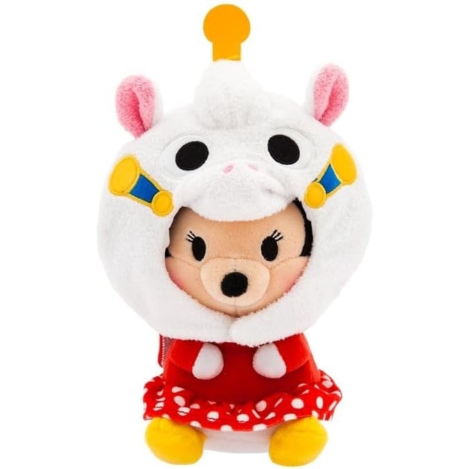 image:imageDisney Store Official Mini MixIts Plushies  Alice  Cute Stuffed Animals  Mix amp Match Detachable Hats  Hook and Loop Strap  Plush Toys for Kids and Collectors 7 InchMinnie Mouse