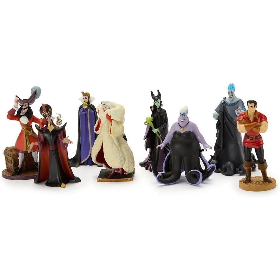 image:imageDisney Store Official Moana 2 Figure Set  7 Fully Sculpted Disney Figures Including Moana Simea Maui Pua with Heihei Matangi Loto amp Moni with Scenic BackgroundsVillains