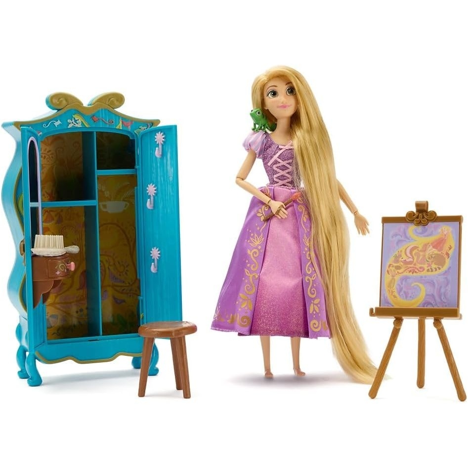 image:imageDisney Store Official Moana Doll Play Set for Girls  Includes Pua and HEI HEI amp Other Doll Accessories  Disney Princess Classic Toys  Authentic Outfit amp Accessories  Girls Toys Adventure SetRapunzel