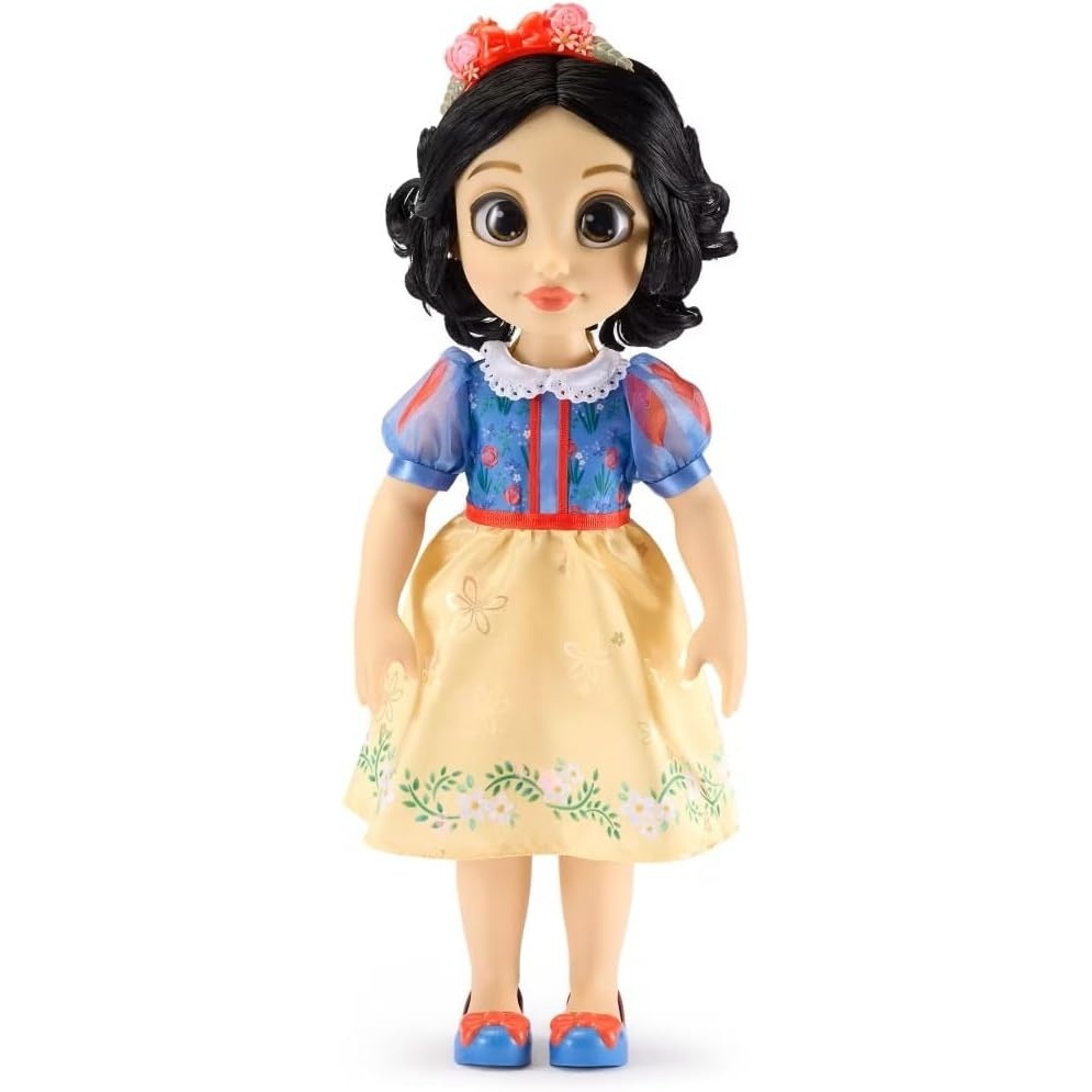 image:imageDisney Store Official Moana Once Upon a Story Doll  Disney Princess Toys Featuring Reflective Eyes with 3D Pupil and Iris Detailed Costume Hair Comb  Comes in Display Box  16 InchesSnow White