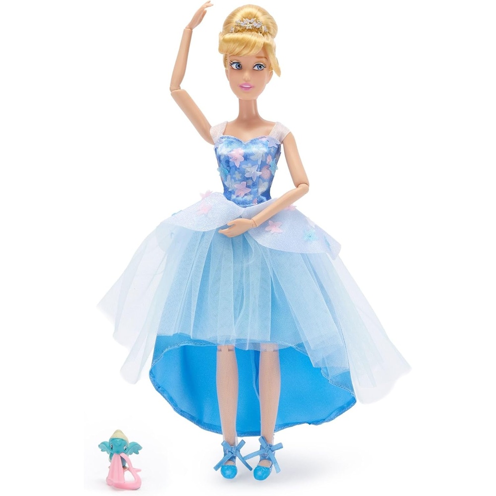 image:imageDisney Store Official Princess Ballet Doll  11 Inch Belle Ballerina Doll  Includes Molded Hair Clips 2 Tutu Outfits Accessories and Robin Figure  Disney Princess Toys for GirlsCinderella