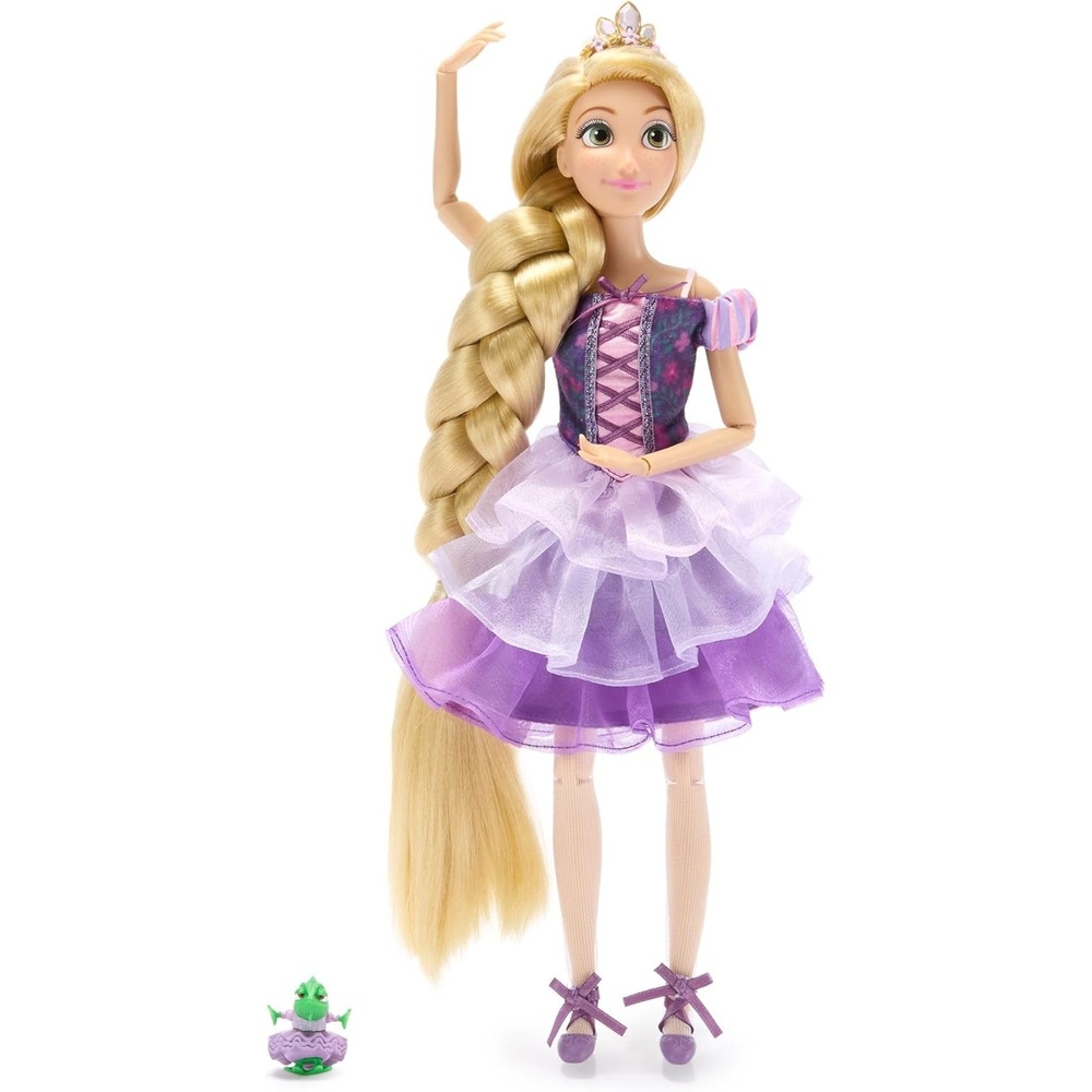 image:imageDisney Store Official Princess Ballet Doll  11 Inch Belle Ballerina Doll  Includes Molded Hair Clips 2 Tutu Outfits Accessories and Robin Figure  Disney Princess Toys for GirlsRapunzel