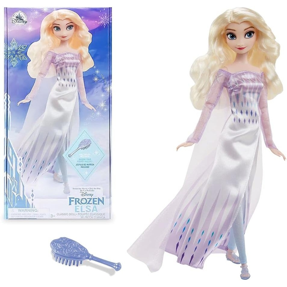 image:imageDisney Store Official Princess Classic Doll Pocahontas 11 Inches Includes Brush with Molded Details Fully Posable Toy in Classic Outfit  Disney Princess ToysElsa