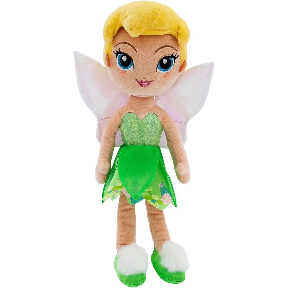 image:imageDisney Store Official Princess Plush Doll Moana Medium 14 Inches Soft Plushy with Embroidered Features Princess Toys for Girls Disney Dolls Stuffed Animals for GirlsTinker Bell