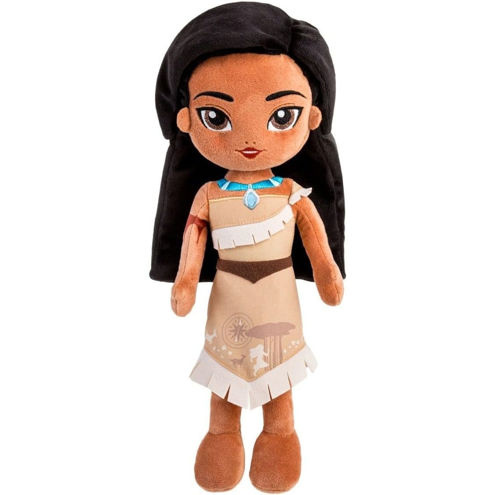 image:imageDisney Store Official Princess Plush Doll Moana Medium 14 Inches Soft Plushy with Embroidered Features Princess Toys for Girls Disney Dolls Stuffed Animals for GirlsPocahontas