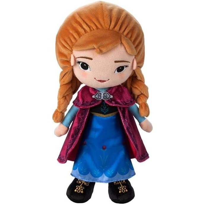 image:imageDisney Store Official Princess Plush Doll Moana Medium 14 Inches Soft Plushy with Embroidered Features Princess Toys for Girls Disney Dolls Stuffed Animals for GirlsAnna