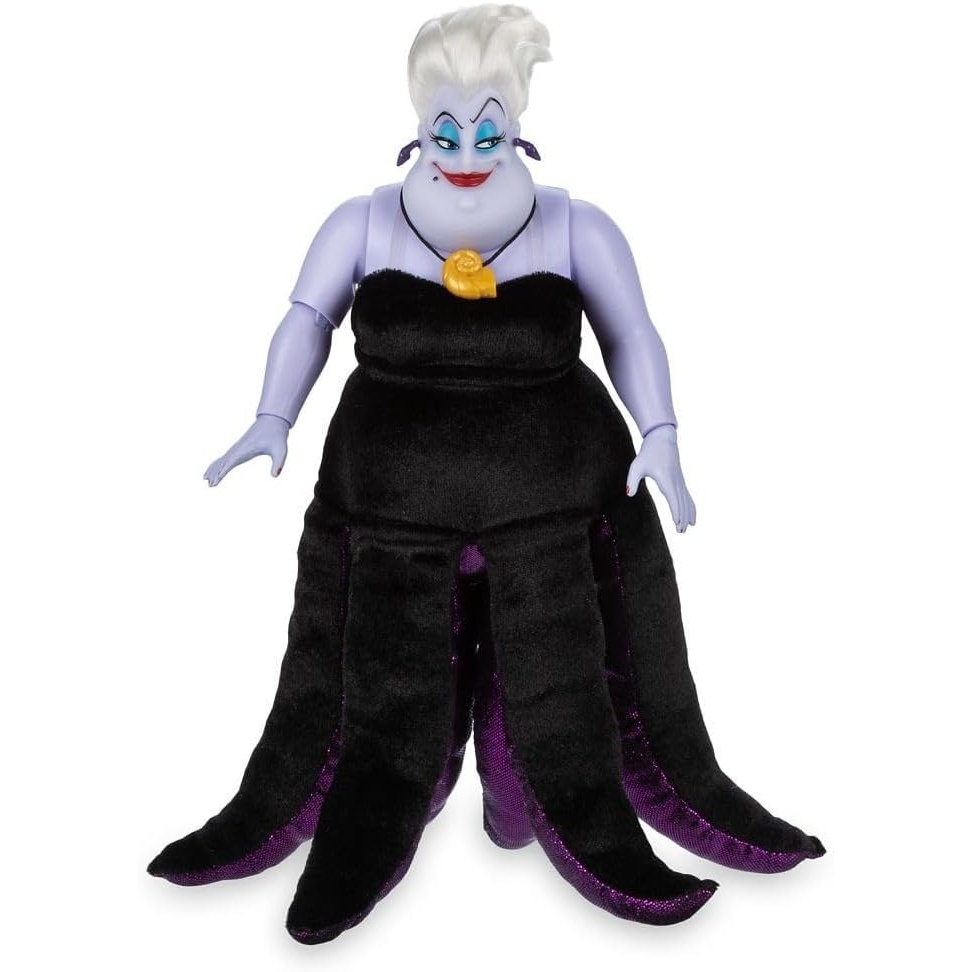 image:imageDisney Store Official Singing Ursula Doll Villains Toy Mermaid Toys with Velour Costume Plush Tentacles Styled Hair and Molded Shell Necklace  Inspired by The Little Mermaid 1989