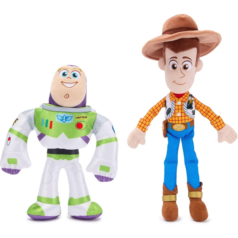 image:imageDisney Store Official Woody and Buzz Lightyear Plush Set  Toy Story 30th Anniversary Plush Figure Toys  Special Edition Disney Plushies with Embroidered Details in Collectible Packaging