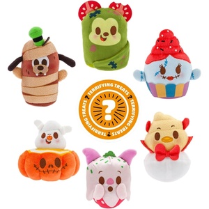 Disney Munchlings Terrifying Treats Collection – Mystery Box – Plush Toys | Scented – Detailed Micro Plush Sculpting, Embroidered Features, Soft & Squeezable Fill, Blind Pack 1 of 7 Characters(Terrifying Treats)