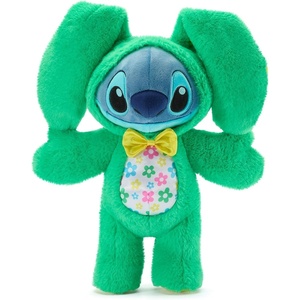 Disney Store Official 2026 Mickey Mouse Easter Plush – 14″ Disney Plushy in Easter Bunny Costume with Floppy Ears, Satin Bowtie, Floral Print Tummy, and Embroidered Logo(Stitch)