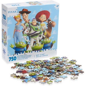 Disney Store Official 750 Piece Toy Story Jigsaw Puzzle, Disney Puzzle for Adults and Kids Featuring Bo Peep, Woody, Buzz Lightyear, Jessie, Bullseye, & Space Aliens