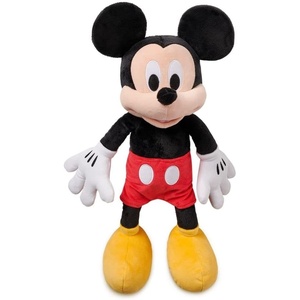 Disney Store Official Angel Medium Soft Toy for Kids – Cuddly Character with Fuzzy Texture & Embroidered Details – Flexible Floppy Ears – Disney Plushy Suitable for All Ages(Mickey)