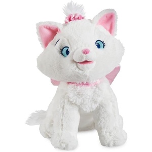 Disney Store Official Angel Medium Soft Toy for Kids – Cuddly Character with Fuzzy Texture & Embroidered Details – Flexible Floppy Ears – Disney Plushy Suitable for All Ages(Marie)