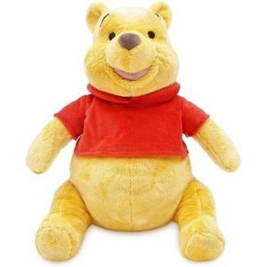 Disney Store Official Angel Medium Soft Toy for Kids – Cuddly Character with Fuzzy Texture & Embroidered Details – Flexible Floppy Ears – Disney Plushy Suitable for All Ages(Pooh)