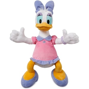 Disney Store Official Angel Medium Soft Toy for Kids – Cuddly Character with Fuzzy Texture & Embroidered Details – Flexible Floppy Ears – Disney Plushy Suitable for All Ages(Daisy Duck)