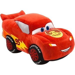 Disney Store Official Angel Medium Soft Toy for Kids – Cuddly Character with Fuzzy Texture & Embroidered Details – Flexible Floppy Ears – Disney Plushy Suitable for All Ages(Lightning McQueen)