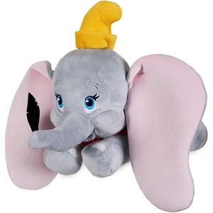 Disney Store Official Angel Medium Soft Toy for Kids – Cuddly Character with Fuzzy Texture & Embroidered Details – Flexible Floppy Ears – Disney Plushy Suitable for All Ages(Dumbo)