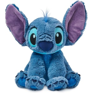 Disney Store Official Angel Medium Soft Toy for Kids – Cuddly Character with Fuzzy Texture & Embroidered Details – Flexible Floppy Ears – Disney Plushy Suitable for All Ages(Stitch)