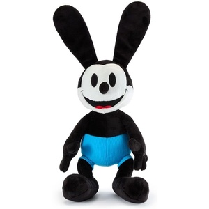 Disney Store Official Angel Medium Soft Toy for Kids – Cuddly Character with Fuzzy Texture & Embroidered Details – Flexible Floppy Ears – Disney Plushy Suitable for All Ages(Oswald)