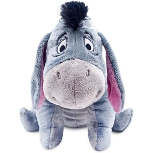 Disney Store Official Angel Medium Soft Toy for Kids – Cuddly Character with Fuzzy Texture & Embroidered Details – Flexible Floppy Ears – Disney Plushy Suitable for All Ages(Eeyore)