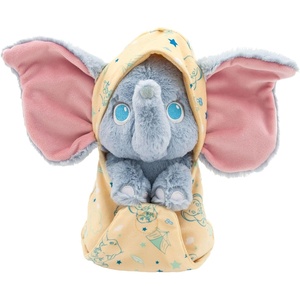 Disney Store Official Angel Plush with Blanket Pouch – Disney Babies Plushy in Baby Swaddle – Kids Toy for Those who Love Plush Figure Toys, Cute Plushies, & Baby Stuffed Animals – 12 Inches(Dumbo)
