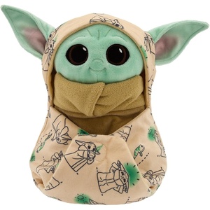 Disney Store Official Angel Plush with Blanket Pouch – Disney Babies Plushy in Baby Swaddle – Kids Toy for Those who Love Plush Figure Toys, Cute Plushies, & Baby Stuffed Animals – 12 Inches(Grogu)