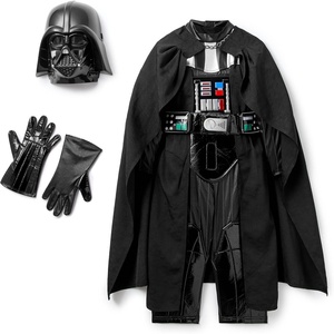 Disney Store Official Boy’s Halloween Costumes for Play – Premium Disney Cosplay Dress Up Outfits for Children(Darth Vader)
