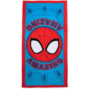 Disney Store Official Cars Beach Towel with Lightning McQueen Screen Art on Topside – Measures 29″ x 58″ – Soft & Absorbent for Pool or Beach – Disney Gift & Bath Towels for Kids Who Love Cars Films(Spider-Man)