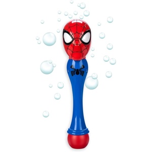 Disney Store Official Cars Lightning McQueen Light-Up Bubble Wand – Interactive Pixar LED Toy, Perfect for Kids & Fans of the Movies, Ideal Outdoor Play & Parties, Durable & Safe for All Ages(Spider-Man)