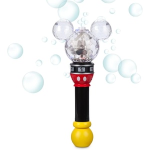 Disney Store Official Cars Lightning McQueen Light-Up Bubble Wand – Interactive Pixar LED Toy, Perfect for Kids & Fans of the Movies, Ideal Outdoor Play & Parties, Durable & Safe for All Ages(Mickey Mouse (Film Strip))