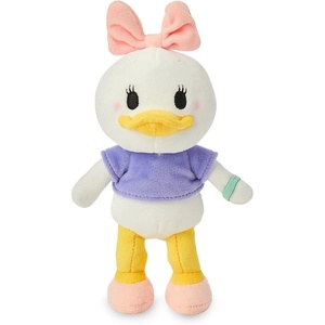 Disney Store Official Daisy Duck nuiMOs Plushie – Soft Plush with Embroidered Features, Poseable Hands & Turning Head, Magnetic Hands for Holding, 6 Inches, Dress Up with nuiMOs Outfits(Daisy)