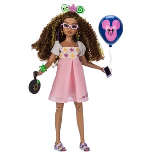 Disney Store Official Elsa ILY 4EVER Doll – Poseable Toy with Minnie Mouse Headband, Mickey Balloon, Park Snack Surprise & Other Accessories – Inspired by Frozen – 11 inches(Tangled)