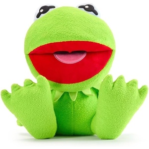 Disney Store Official Kermit Big Feet Plush – The Muppets Stuffed Animal with Embroidered Features, Big Eyes, Oversized Flipper Feet – The Muppet Show Frog Toy – 10 Inches(Kermit)
