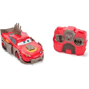 Disney Store Official Lightning McQueen Remote Control Car – Lightning McQueen RC Car with Crash and Rebuild Features, 2.4GHz Radio Control, Futuristic Post-Apocalyptic Design, Wireless Remote(Lightning McQueen)
