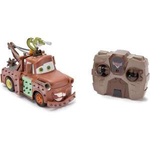 Disney Store Official Lightning McQueen Remote Control Car – Lightning McQueen RC Car with Crash and Rebuild Features, 2.4GHz Radio Control, Futuristic Post-Apocalyptic Design, Wireless Remote(Tow Mater)
