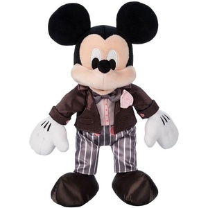 Disney Store Official Mickey Mouse Wedding Plush – Groom Stuffed Animal, Chocolate Tuxedo Jacket, Embroidered Features, Soft Foam Ears, Romantic Gift for Weddings, Includes to/from Gift Tag(Mickey)