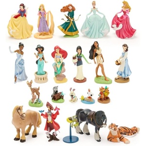 Disney Store Official Mickey Mouse & Friends Mega Figure Set – 20 Fully Sculpted Figurines – Includes Mickey, Minnie, Donald, Goofy, Pluto, & More for Fans of Toy Figures & Playsets(Princesses)