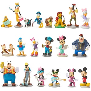Disney Store Official Mickey Mouse & Friends Mega Figure Set – 20 Fully Sculpted Figurines – Includes Mickey, Minnie, Donald, Goofy, Pluto, & More for Fans of Toy Figures & Playsets(Mickey Mouse)