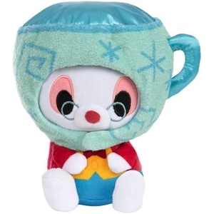Disney Store Official Mini Mix-Its Plushies – Alice – Cute Stuffed Animals – Mix & Match Detachable Hats – Hook and Loop Strap – Plush Toys for Kids and Collectors, 7 Inch(White Rabbit)