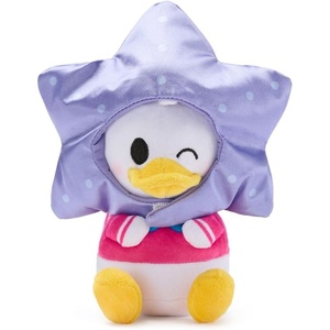 Disney Store Official Mini Mix-Its Plushies – Alice – Cute Stuffed Animals – Mix & Match Detachable Hats – Hook and Loop Strap – Plush Toys for Kids and Collectors, 7 Inch(Donald (Pink Shirt))