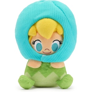 Disney Store Official Mini Mix-Its Plushies – Alice – Cute Stuffed Animals – Mix & Match Detachable Hats – Hook and Loop Strap – Plush Toys for Kids and Collectors, 7 Inch(Tinker Bell)